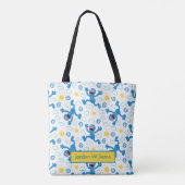 Crayon Grover Sunshine Pattern Tasche (Rückseite)
