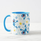 Crayon Grover Sunshine Pattern Tasse (Links)