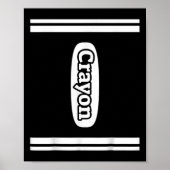 Crayon Halloween Costume Poster (Vorne)
