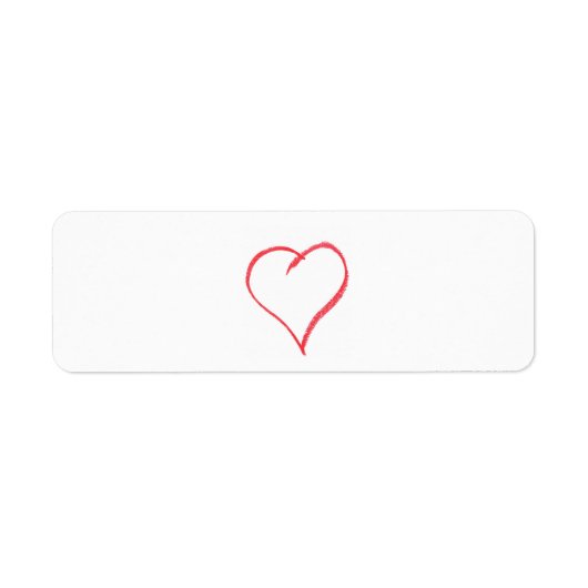 Crayon Heart Label (Vorne)