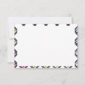 Crayon Jamboree Blank Einladung Template (Rückseite)