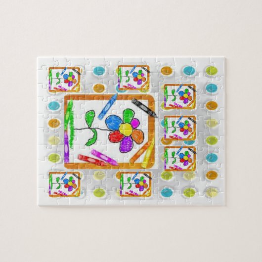 Crayon Jigsaw Puzzle (Horizontal)