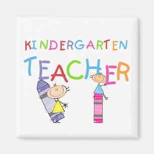 Crayon Kindergarten Lehrer Tshirts und Geschenke Magnet