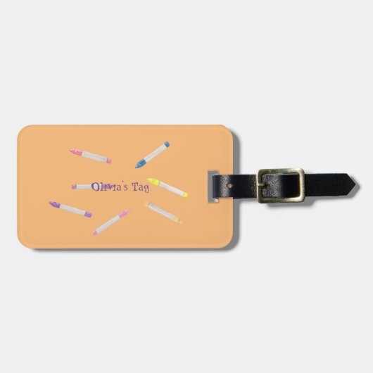 Crayon Luggage Tag Gepäckanhänger (Vorderseite horizontal)