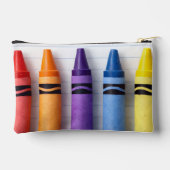 Crayon Notebook Paper Zippered Pouch Zubehörtasche (Rückseite)
