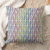 Crayon Pals Colorful Throw Kissen (Decke)