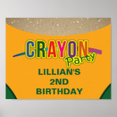 Crayon Party Poster (Vorne)