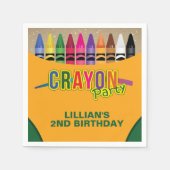 Crayon Party Serviette (Vorderseite)