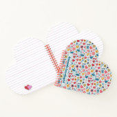 Crayon Pastel Heart & Blume Notizblock (Innenseite)