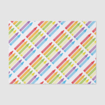 Crayon Patter Tissue Paper