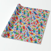 Crayon Pattern Geschenkpapier (Ungerollt)