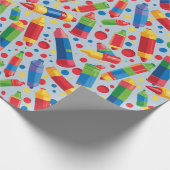 Crayon Pattern Geschenkpapier (Ecke)