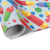 Crayon Pattern Geschenkpapier (Rolleneckpunkt)