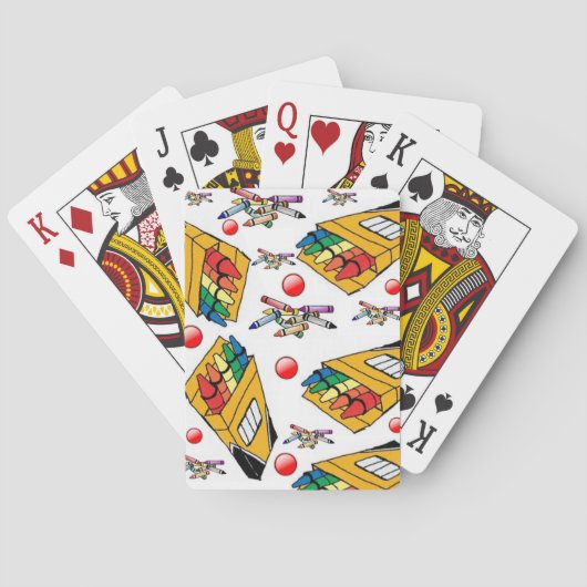 Crayon Playing Card Deck Spielkarten (Rückseite)