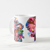Crayon Sally Elephant Kaffeetasse (Vorderseite Links)