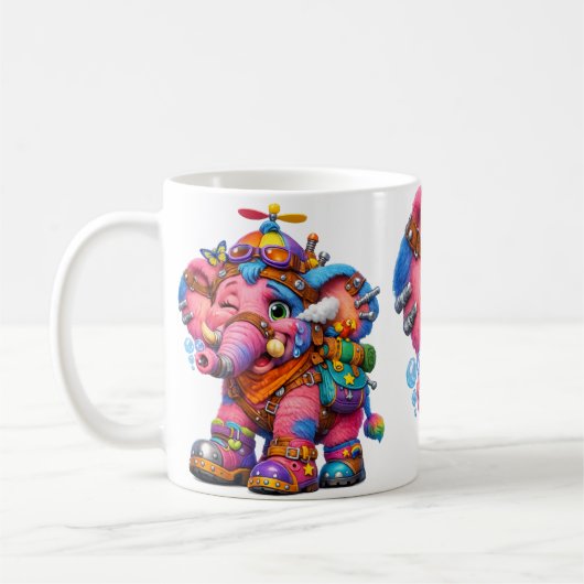 Crayon Sally Elephant Kaffeetasse (Links)