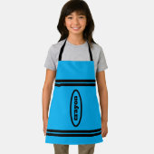 Crayon Schürze Family & Group Kostüm für Kids-Blue (Insitu)