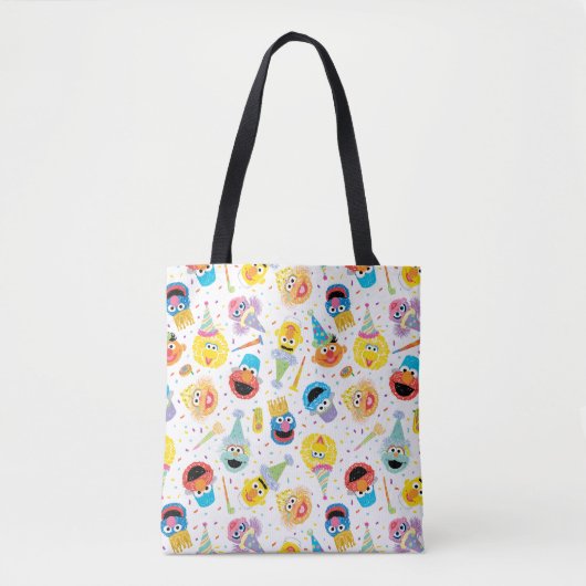 Crayon Sesame Pals Party Pattern Tasche (Vorderseite)