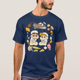 Crayon Shin-chan Brot backen mit Himawari Time T-Shirt