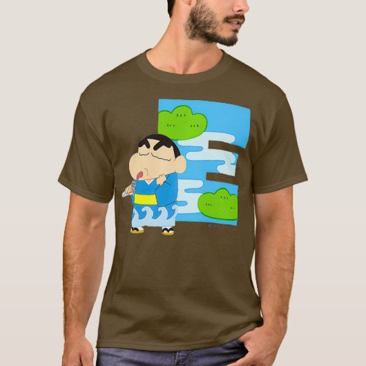 Crayon Shin-chan FUN FUN STUDY A to Z E Premium T-Shirt (Vorderseite)