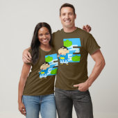 Crayon Shin-chan FUN FUN STUDY A to Z E Premium T-Shirt (Unisex)