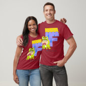 Crayon Shin-chan FUN FUN STUDY A to Z F one T-Shirt (Unisex)
