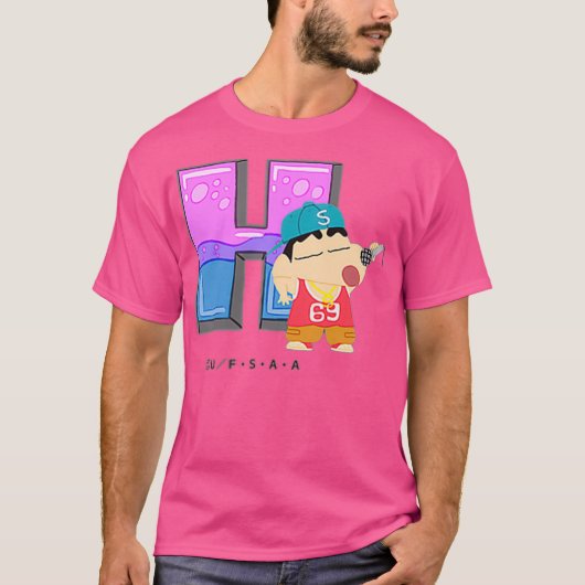 Crayon Shin-chan FUN FUN STUDY A to Z H one T-Shirt (Vorderseite)