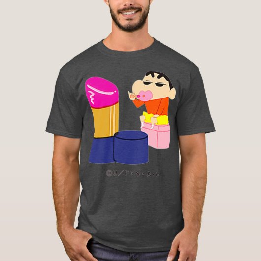 Crayon Shin-chan FUN FUN STUDY A to Z L one T-Shirt (Vorderseite)