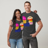 Crayon Shin-chan FUN FUN STUDY A to Z L one T-Shirt (Unisex)