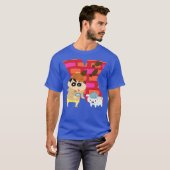 Crayon Shin-chan FUN FUN STUDY A to Z Premium T-Shirt (Vorne ganz)