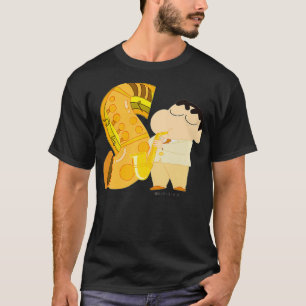 Crayon Shin-chan FUN FUN STUDY A to Z S Premium T-Shirt