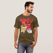 Crayon Shin-chan FUN FUN STUDY A to Z X one T-Shirt (Vorne ganz)
