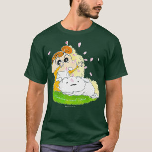 Crayon Shin-chan Himawari Shiro und Kirsche T-Shirt
