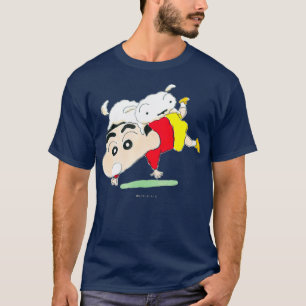 Crayon Shin-chan Oops Shin-chan Shiro T-Shirt