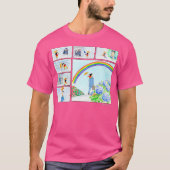 Crayon Shin-chan Shin-chan und Hiroshi Wet Day T-Shirt (Vorderseite)