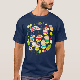 Crayon Shin-chan Viel Obst Dessert Time T-Shirt