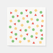 Crayon Shinchan Pajamas Inspiriert Farbiges Muster Serviette (Vorderseite)