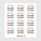 Crayon Stars Reward Student Motivierend Teacher Aufkleber (Blatt)