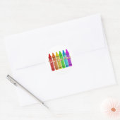 Crayon Stickers Template (Umschlag)