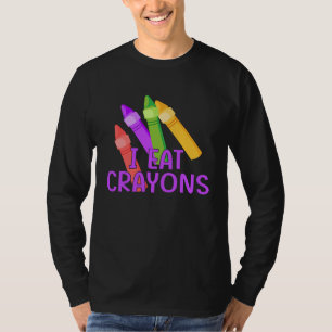 Crayon T-Shirts Männer Hunde Knochenkrake Erwachse