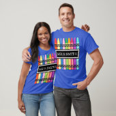 Crayon Teacher Back to School Shirt_2 T-Shirt (Unisex)