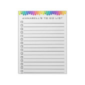 Crayon to Do List Personalisieren Notizblock (Rotiert)