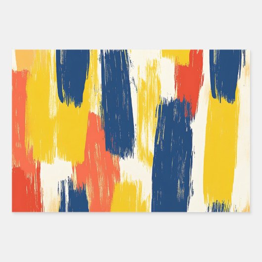 Crayon und Butterfly-Blume Geschenkpapier Set (Vorderseite 2)