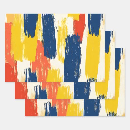 Crayon und Butterfly-Blume Geschenkpapier Set (Set)