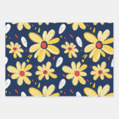 Crayon und Butterfly-Blume Geschenkpapier Set (Vorderseite 2)