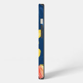 Crayon und Butterfly-Blume iPhone Hülle (Linke Seite)