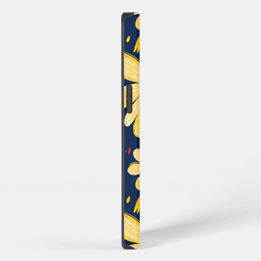 Crayon und Butterfly-Blume iPhone Hülle (Rechte Seite)