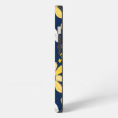 Crayon und Butterfly-Blume iPhone Hülle (Linke Seite)