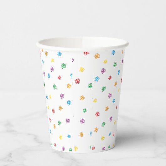 Crayon vasos de papel pappbecher (Links)