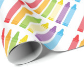 Crayon Wrapping Paper Geschenkpapier (Rolleneckpunkt)